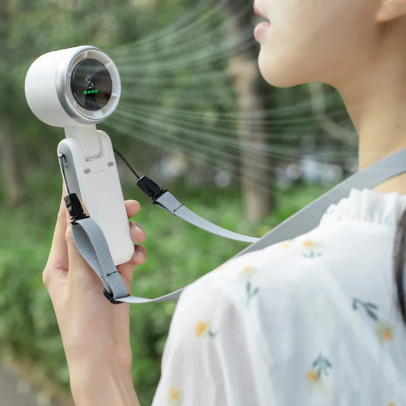 BreezeFlex™ 180° Foldable Turbo Neck Fan - Small But Mighty - Hands-Free Cooling, Anywhere You Go