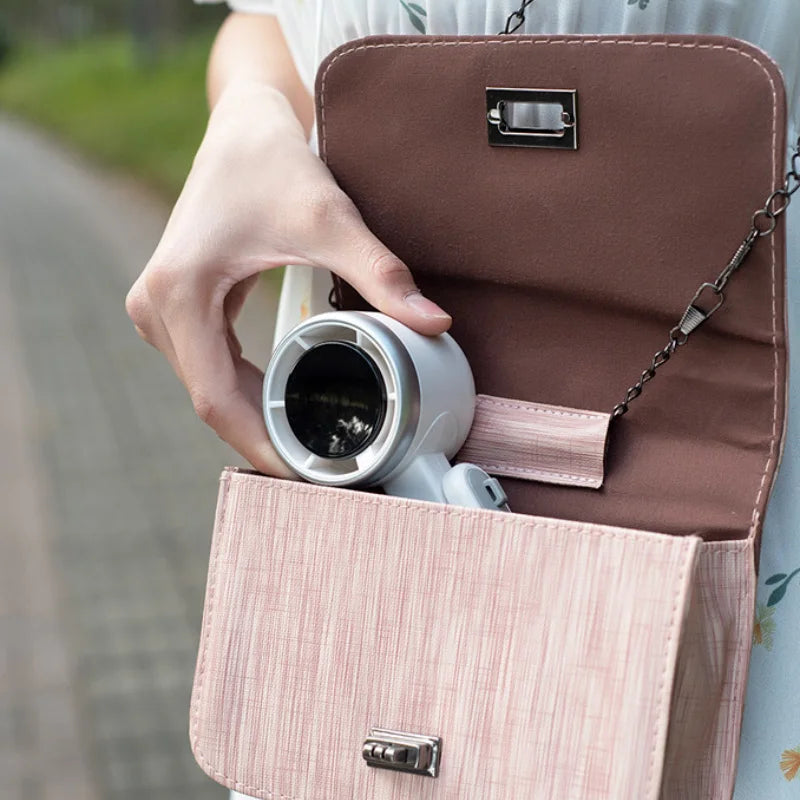 BreezeFlex™ 180° Foldable Turbo Neck Fan - Small But Mighty - Hands-Free Cooling, Anywhere You Go
