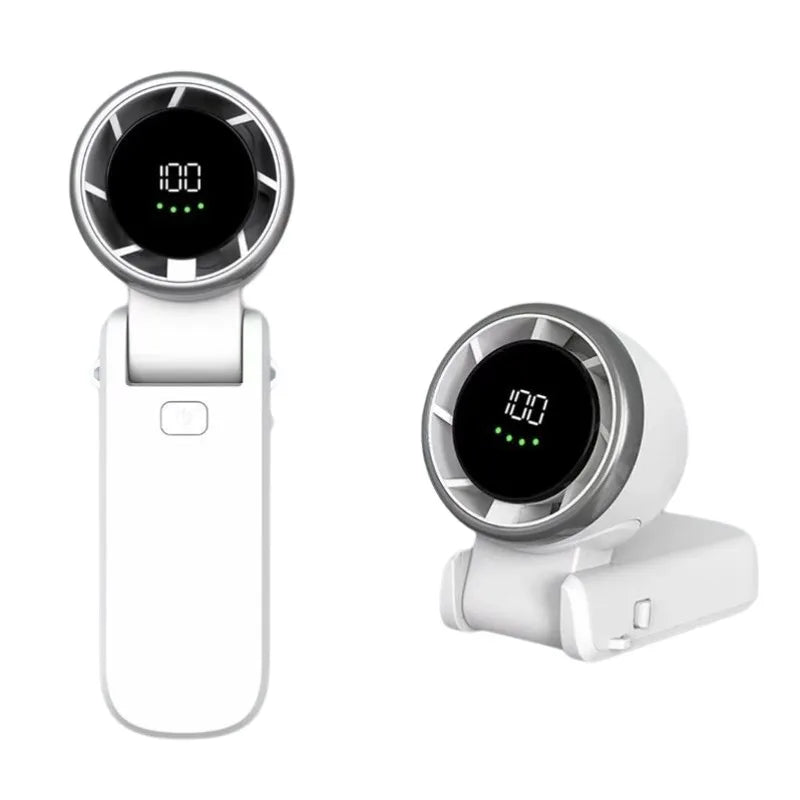 BreezeFlex™ 180° Foldable Turbo Neck Fan - Small But Mighty - Hands-Free Cooling, Anywhere You Go