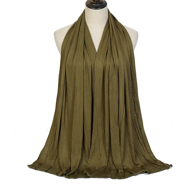 VibrantWrap - 30-Color Modal Jersey Hijab