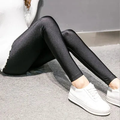 ShineFlex Plus-Size Knee-Length Leggings