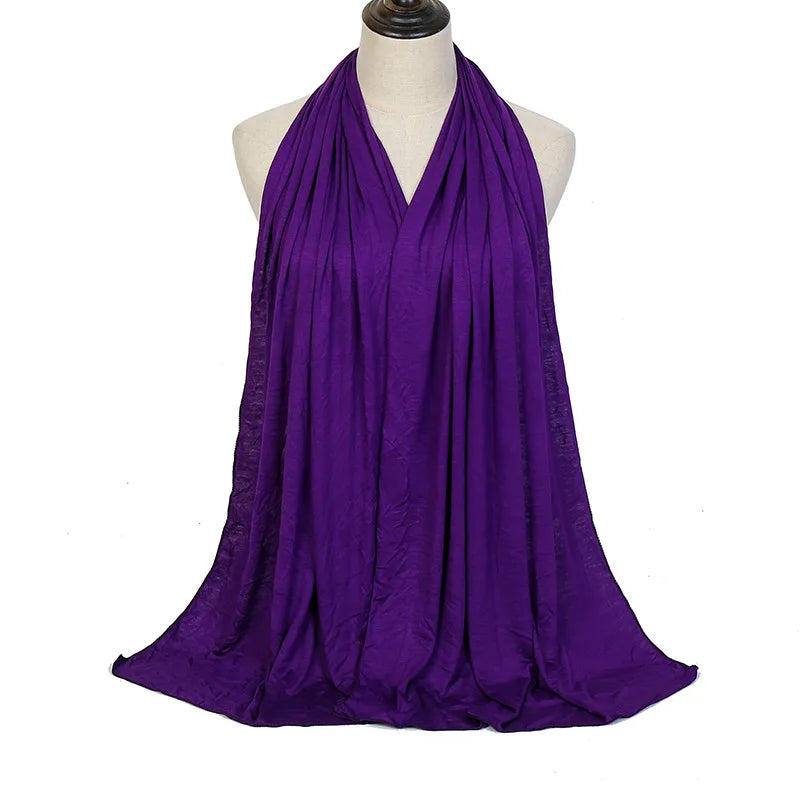 VibrantWrap - 30-Color Modal Jersey Hijab