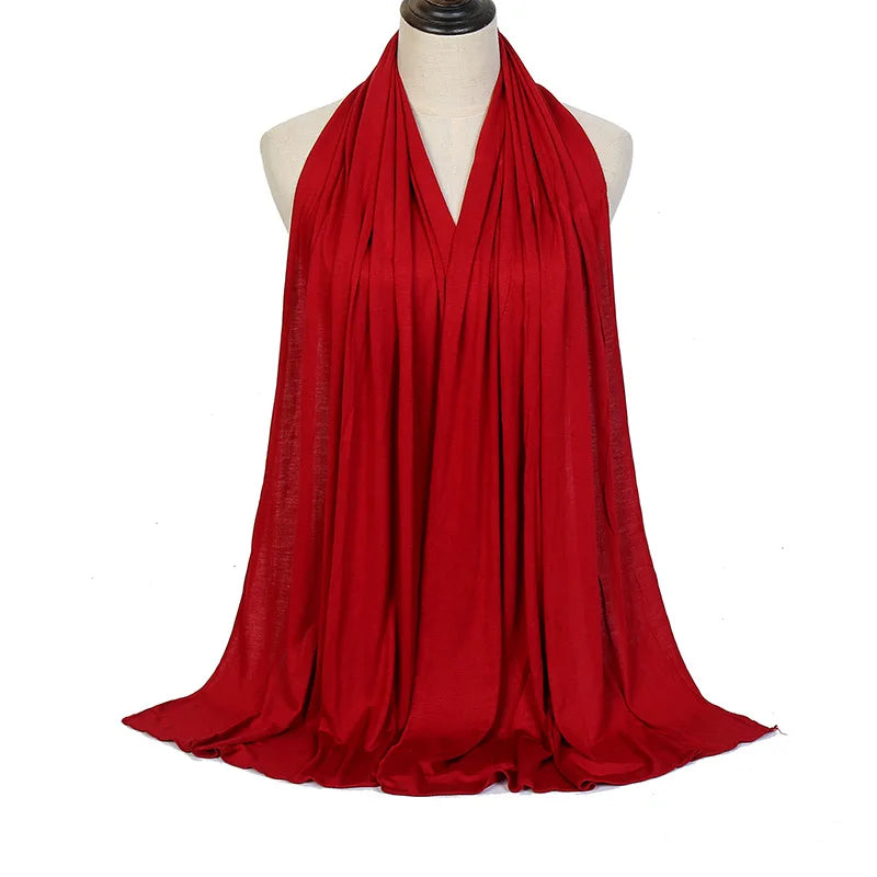 VibrantWrap - 30-Color Modal Jersey Hijab