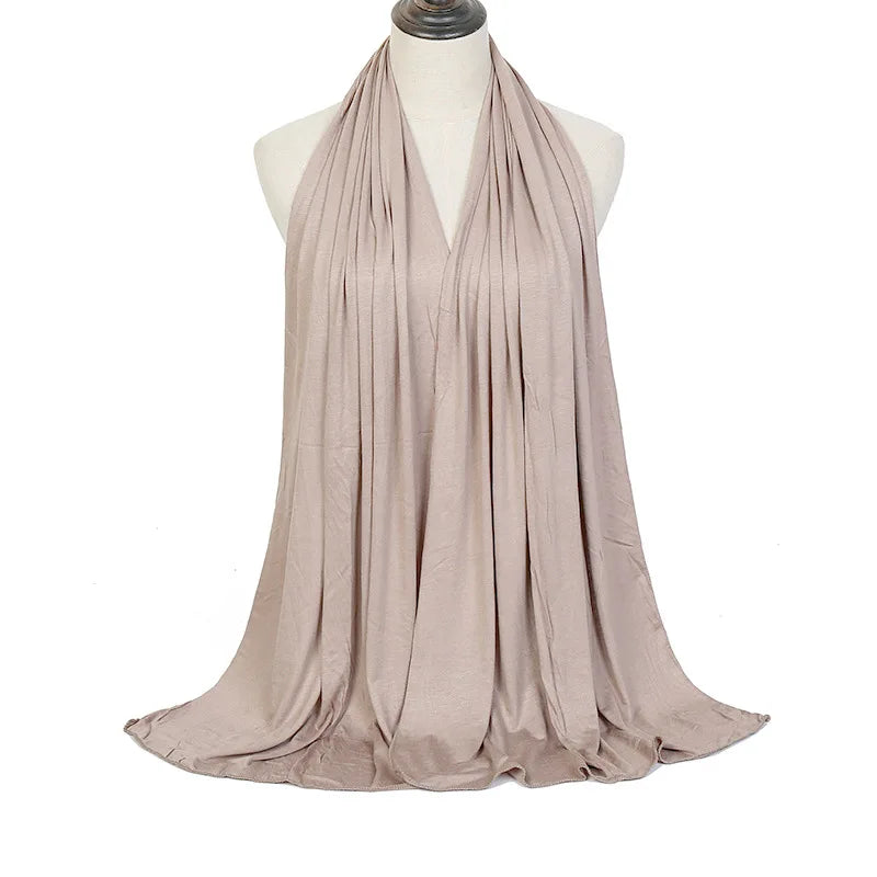 VibrantWrap - 30-Color Modal Jersey Hijab