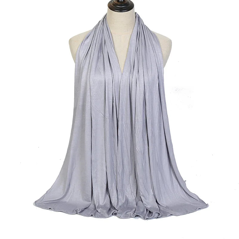 VibrantWrap - 30-Color Modal Jersey Hijab