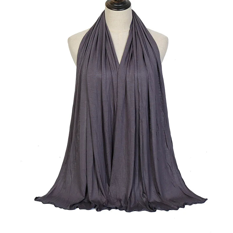 VibrantWrap - 30-Color Modal Jersey Hijab