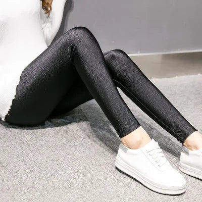 ShineFlex Plus-Size Knee-Length Leggings
