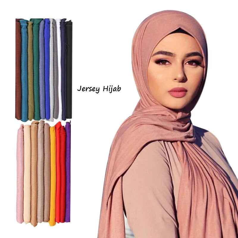 VibrantWrap - 30-Color Modal Jersey Hijab