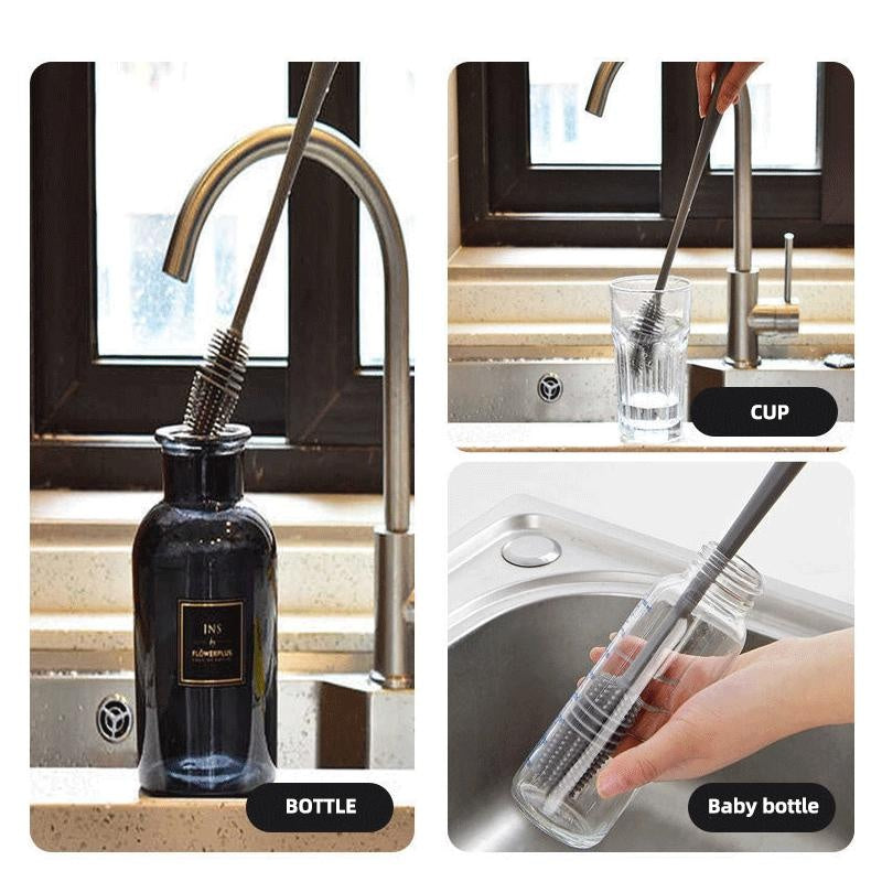 FlexiScrub Silicone Bottle Brush