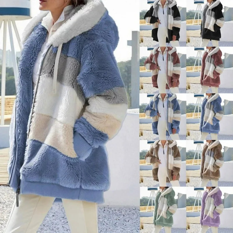 CozyChic Oversized Hooded Jacket