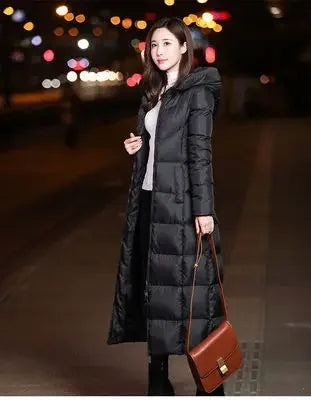 WinterSilk Women's Down-Cotton Padded Long Coat
