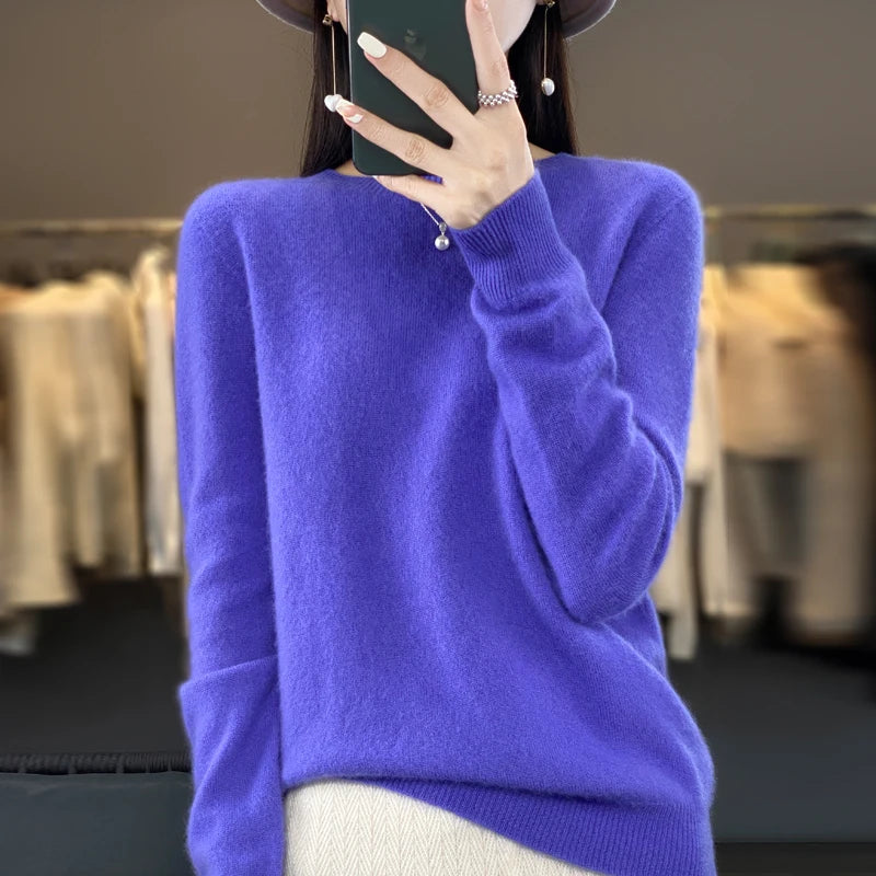 Luxurious 100% Merino Wool Cashmere Sweater