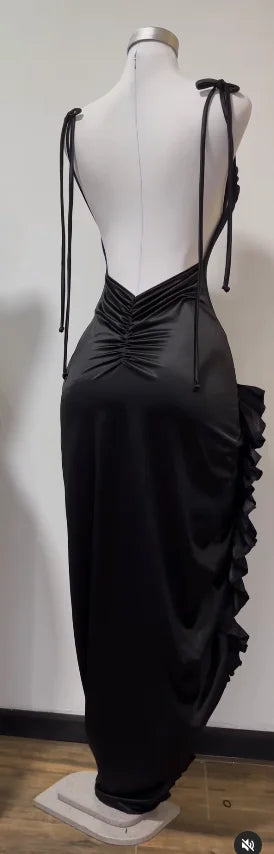 Spice Chic - Halter Neck Cross-Border Dress