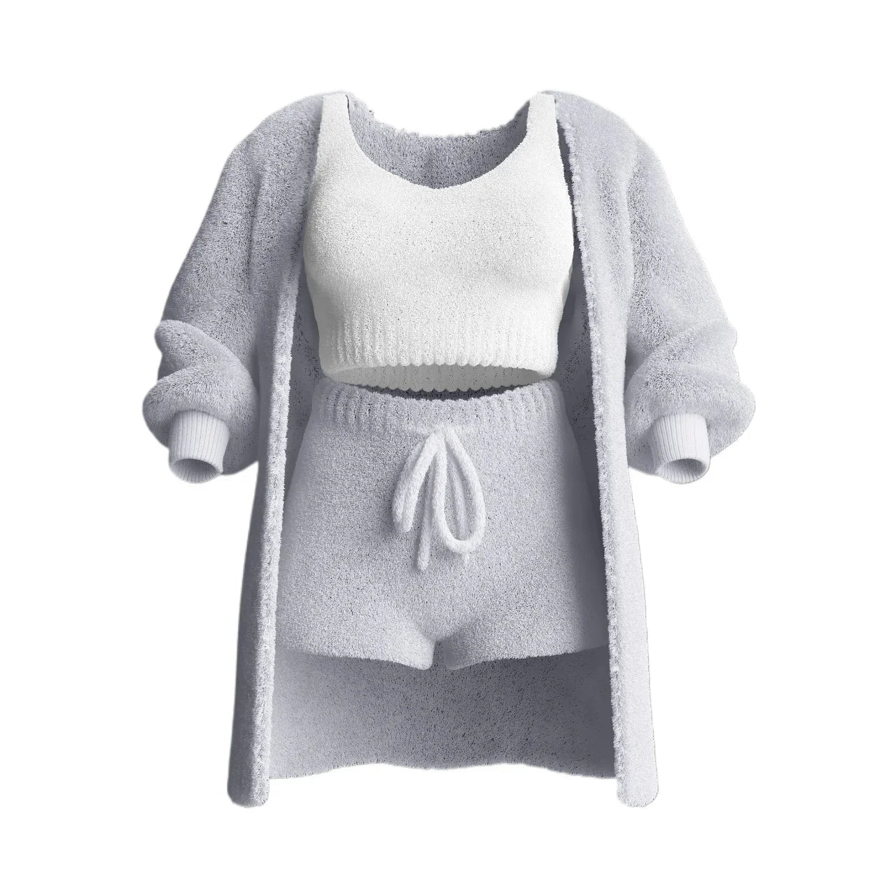 CozyChic 3-Piece Knit Loungewear Set
