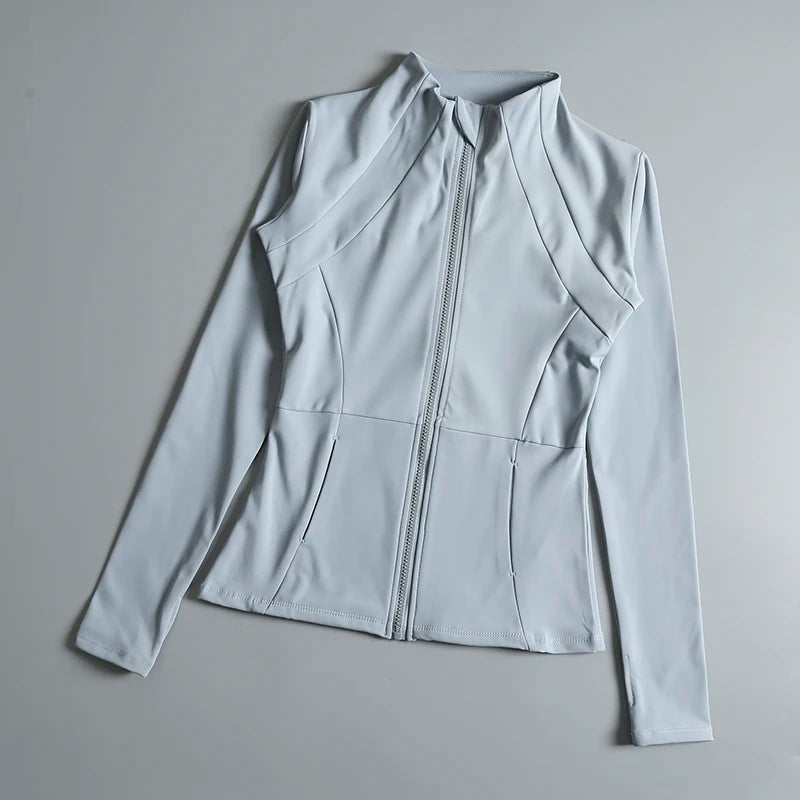 FlexFit Women's High Elastic Yoga Coat