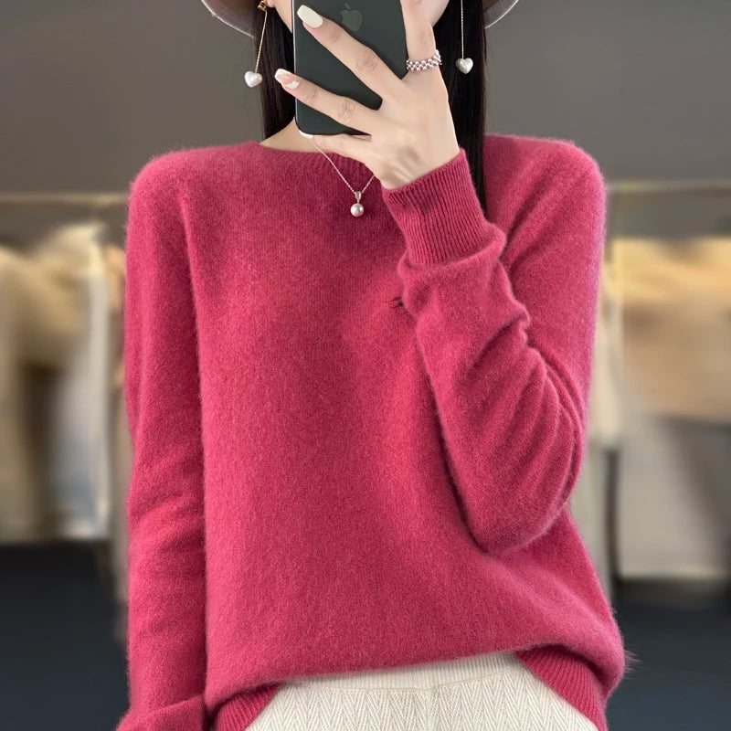 Luxurious 100% Merino Wool Cashmere Sweater