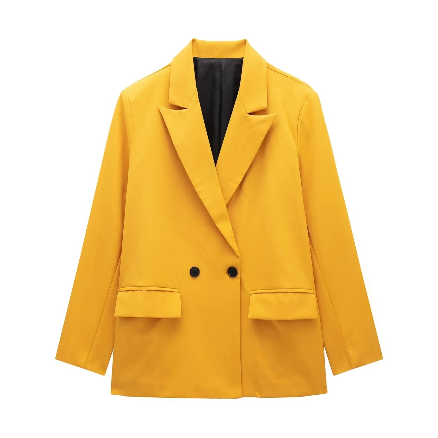 SleekForm Double-Breasted Loose Blazer