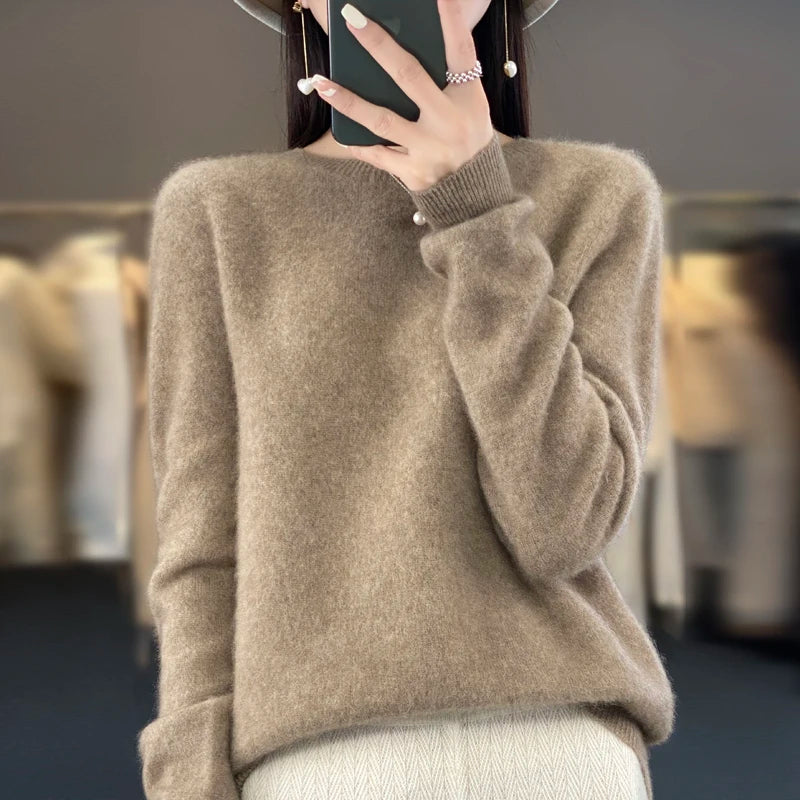 Luxurious 100% Merino Wool Cashmere Sweater