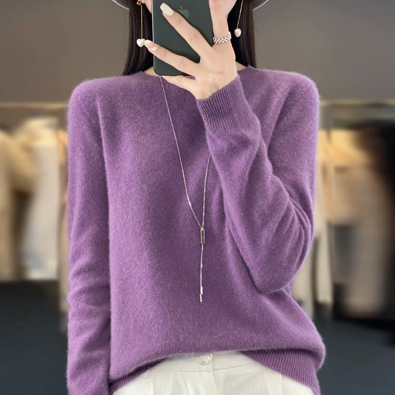 Luxurious 100% Merino Wool Cashmere Sweater