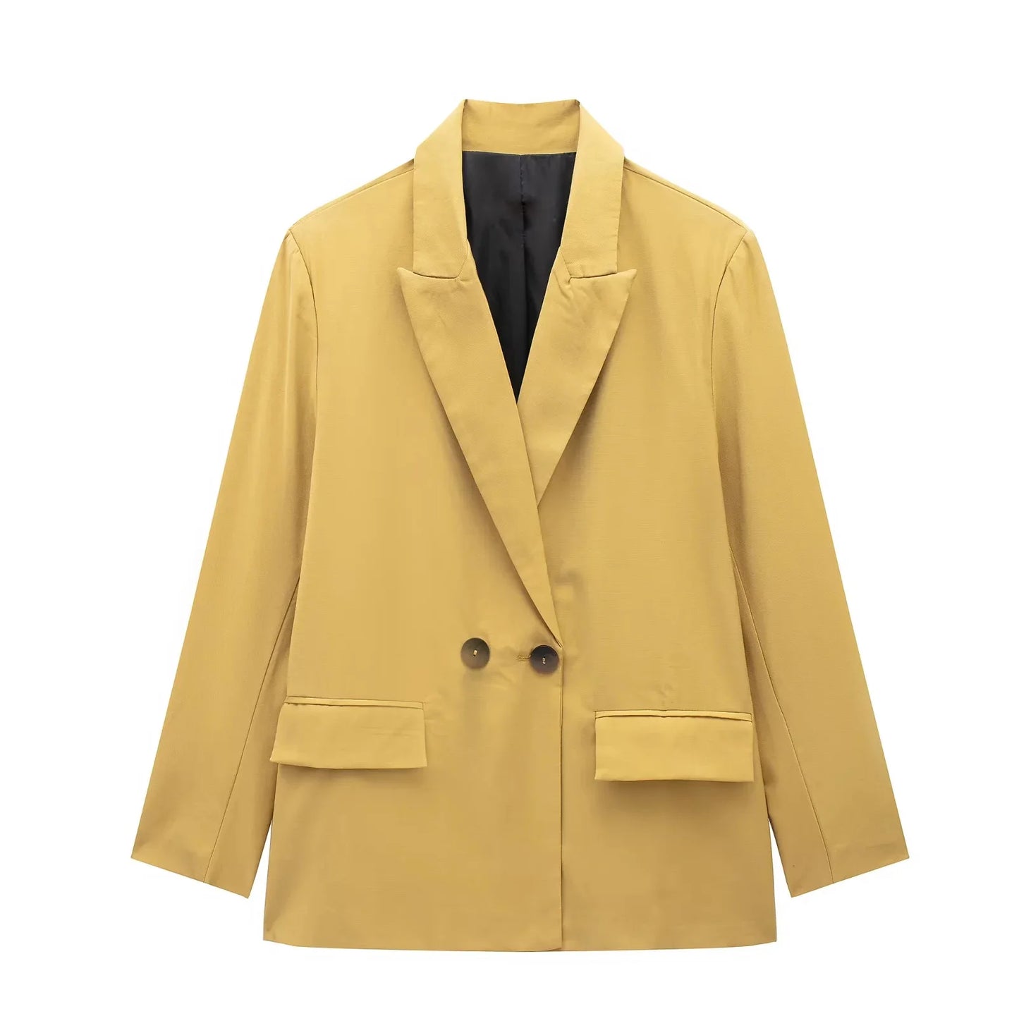 SleekForm Double-Breasted Loose Blazer