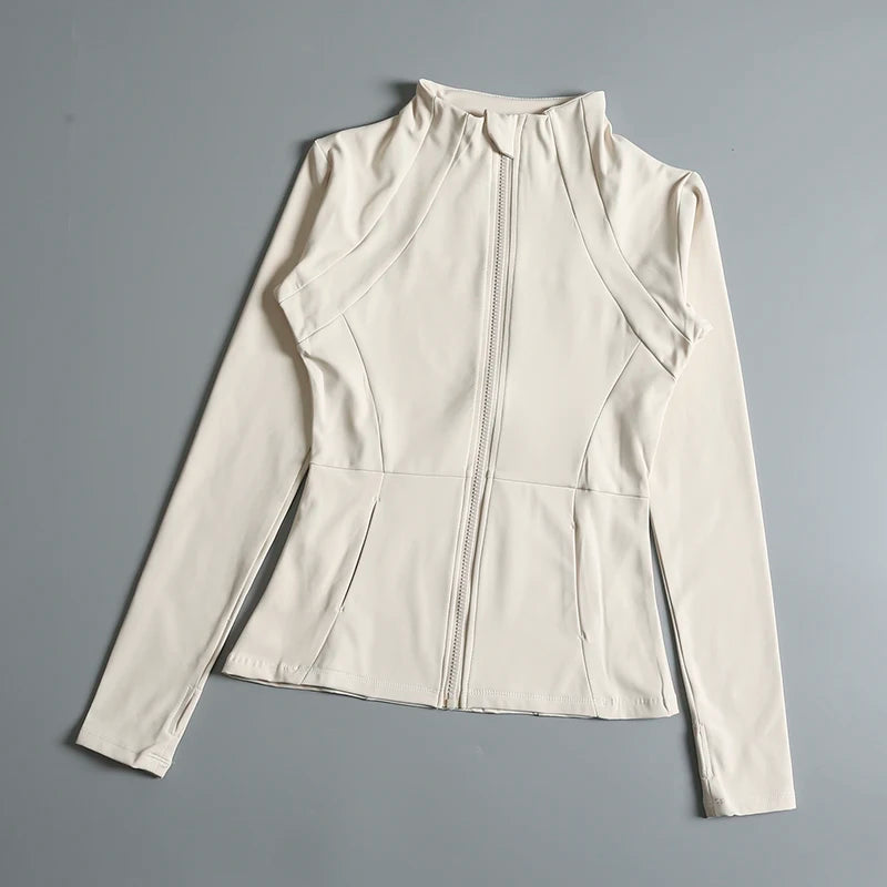 FlexFit Women's High Elastic Yoga Coat