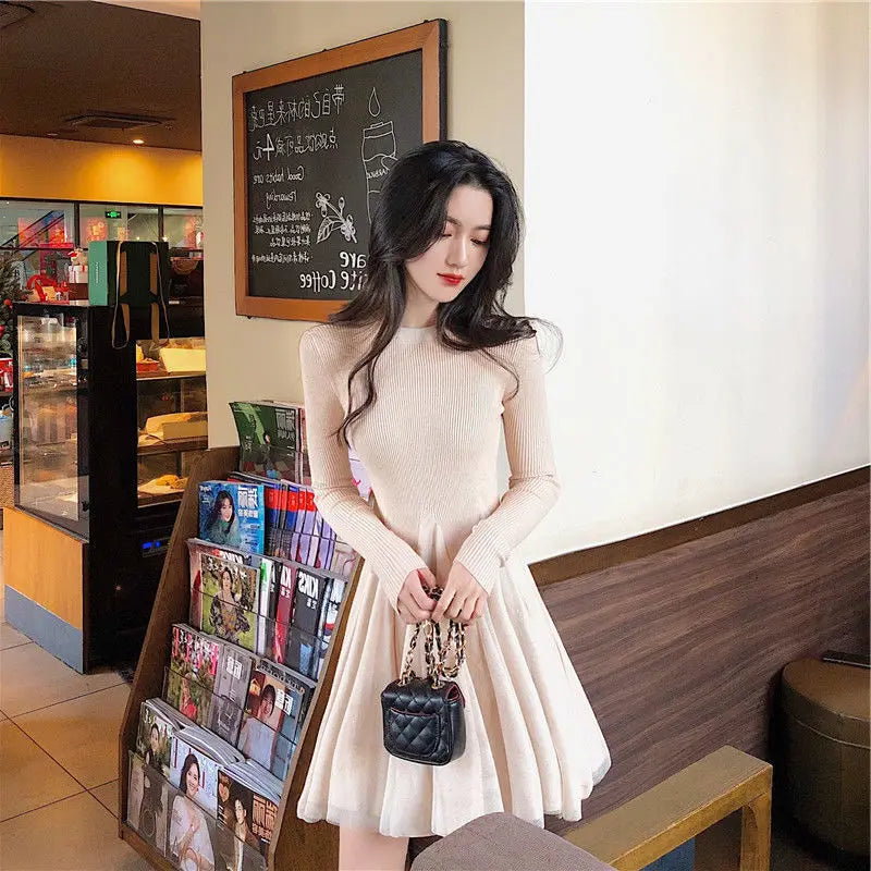 MeshMuse High Waist Slim Dress