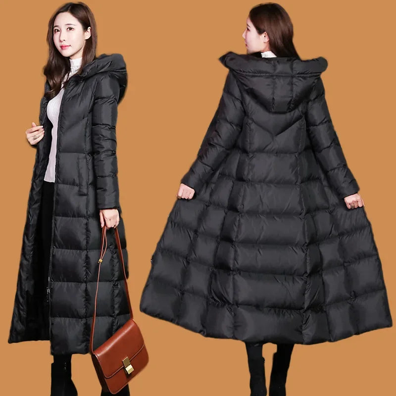 WinterSilk Women's Down-Cotton Padded Long Coat