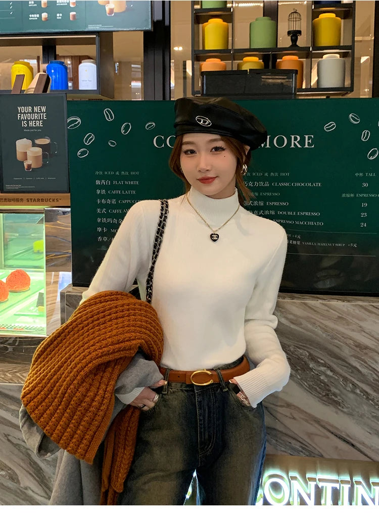 Women's Thermal Turtleneck Sweater