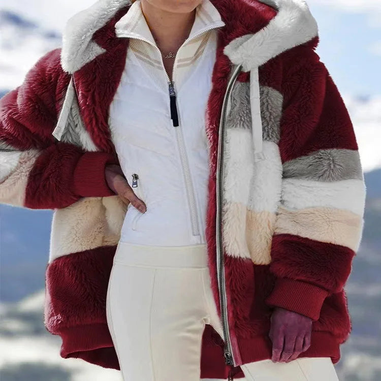CozyChic Oversized Hooded Jacket