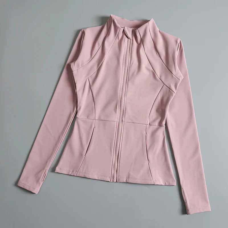 FlexFit Women's High Elastic Yoga Coat