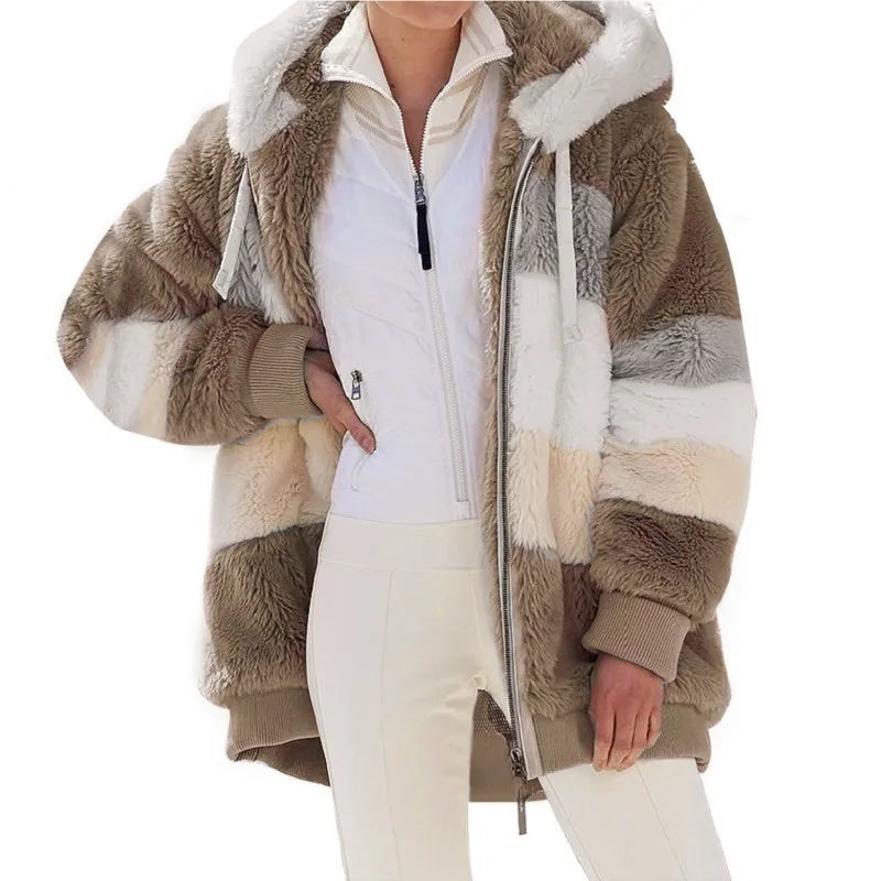 CozyChic Oversized Hooded Jacket