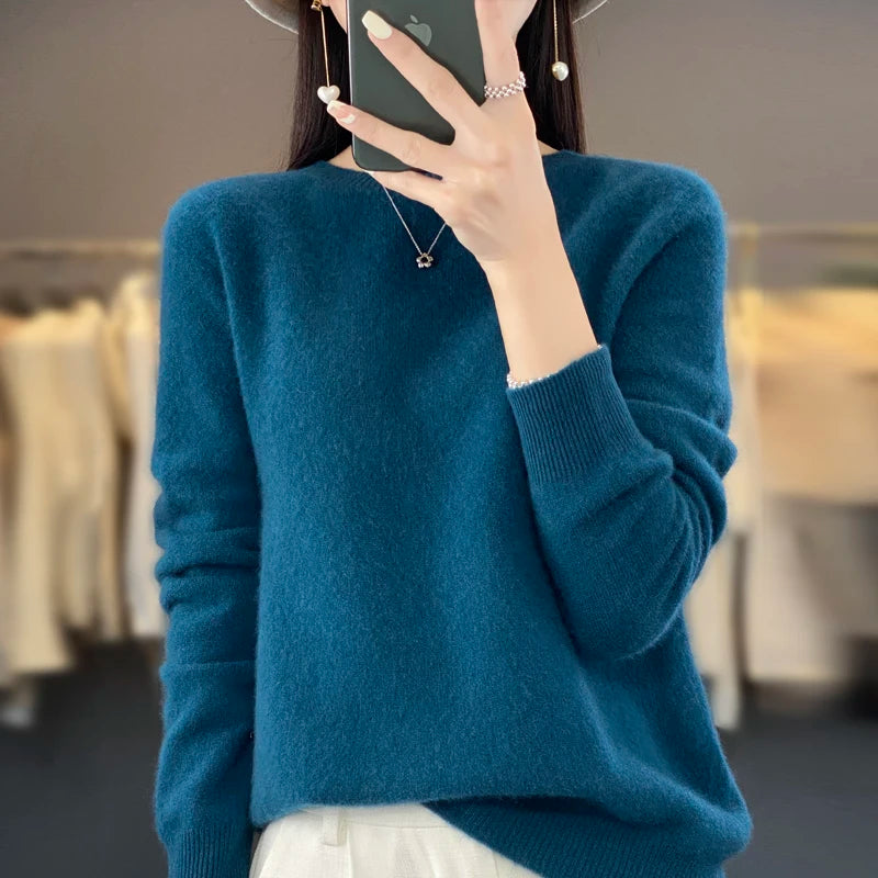 Luxurious 100% Merino Wool Cashmere Sweater