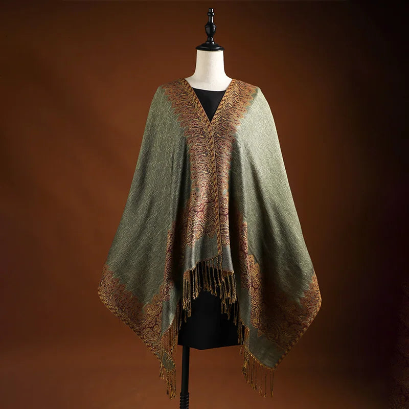 Elegance Paisley Winter Shawl