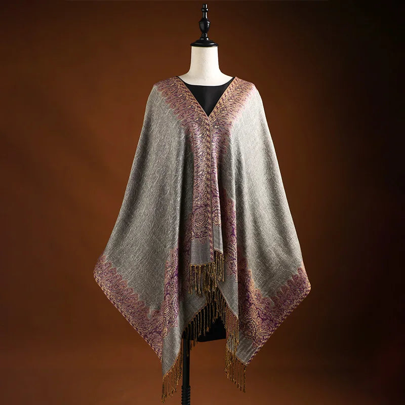 Elegance Paisley Winter Shawl