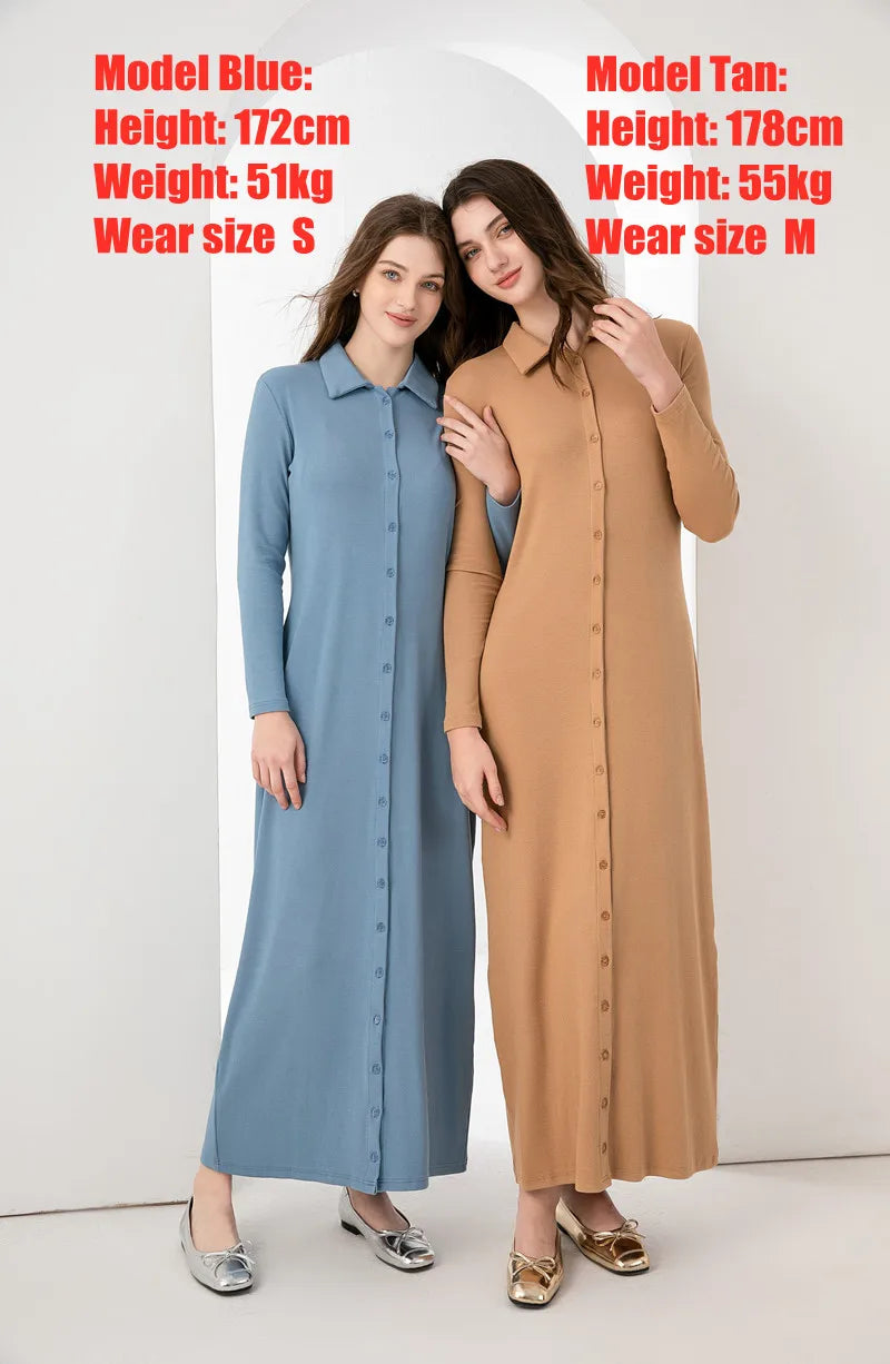 Serene Edge - Ribbed Maxi Dress