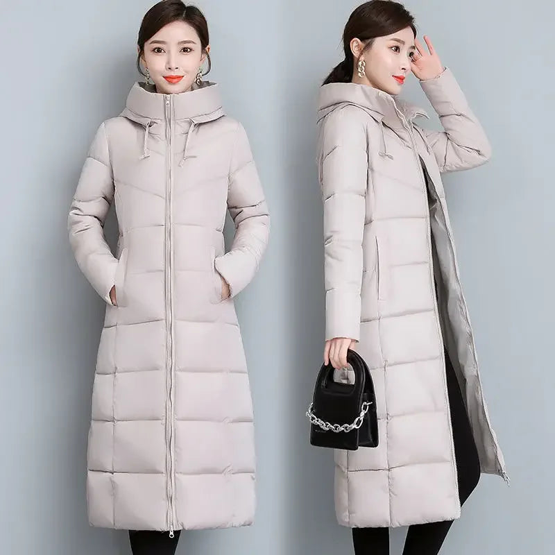 WinterSilk Women's Down-Cotton Padded Long Coat