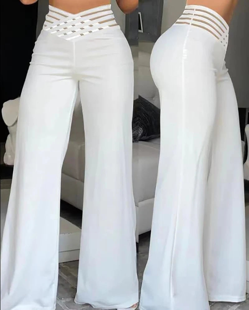 ChicMesh Women’s High-Waisted Flared Pants