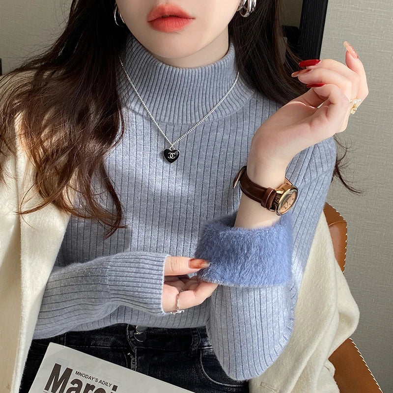 Women's Thermal Turtleneck Sweater