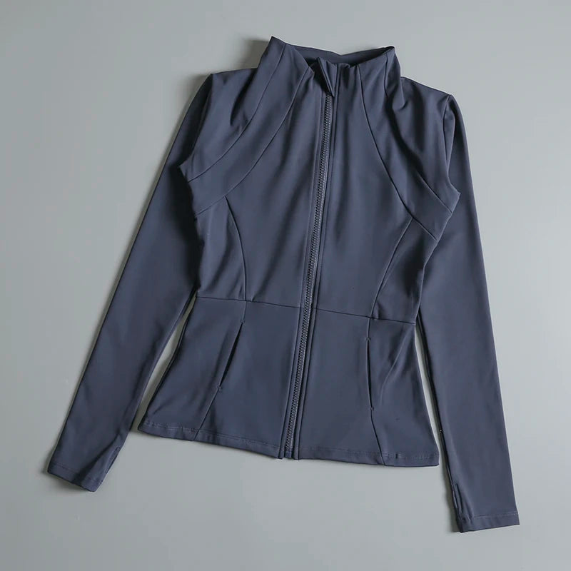 FlexFit Women's High Elastic Yoga Coat