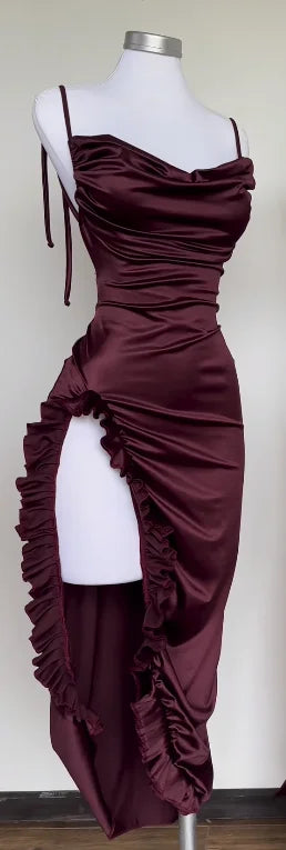 Spice Chic - Halter Neck Cross-Border Dress
