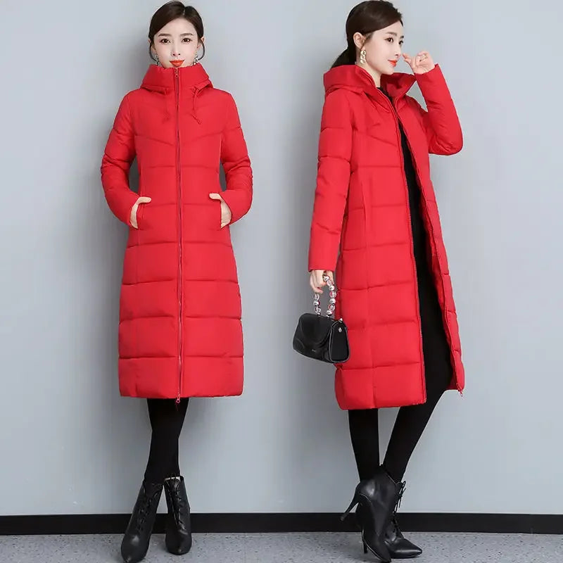 WinterSilk Women's Down-Cotton Padded Long Coat