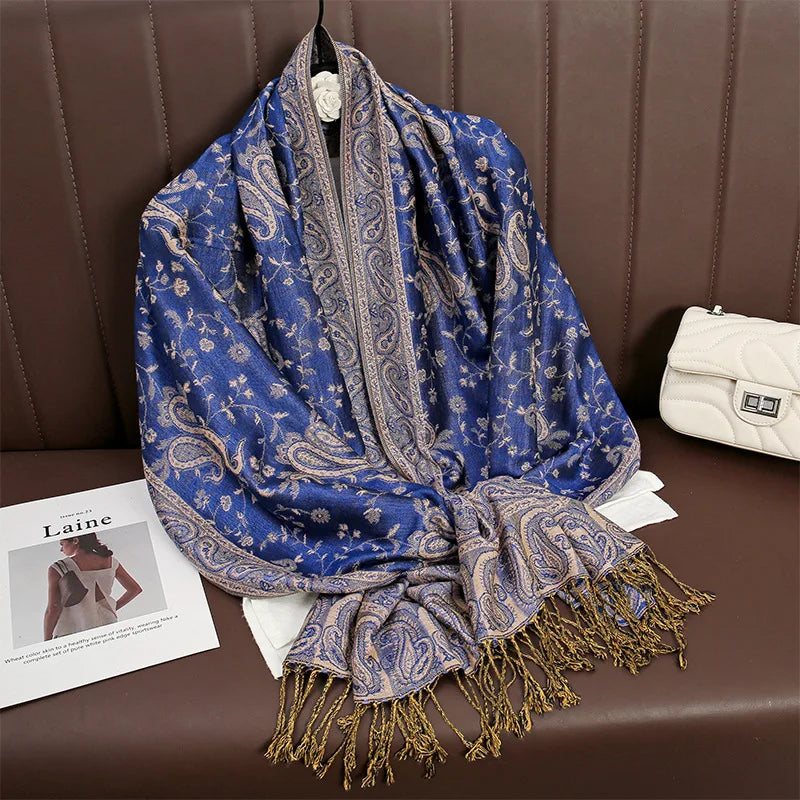 Elegance Paisley Winter Shawl