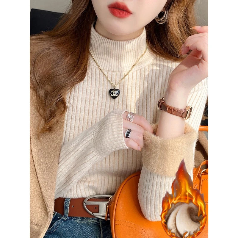 Women's Thermal Turtleneck Sweater