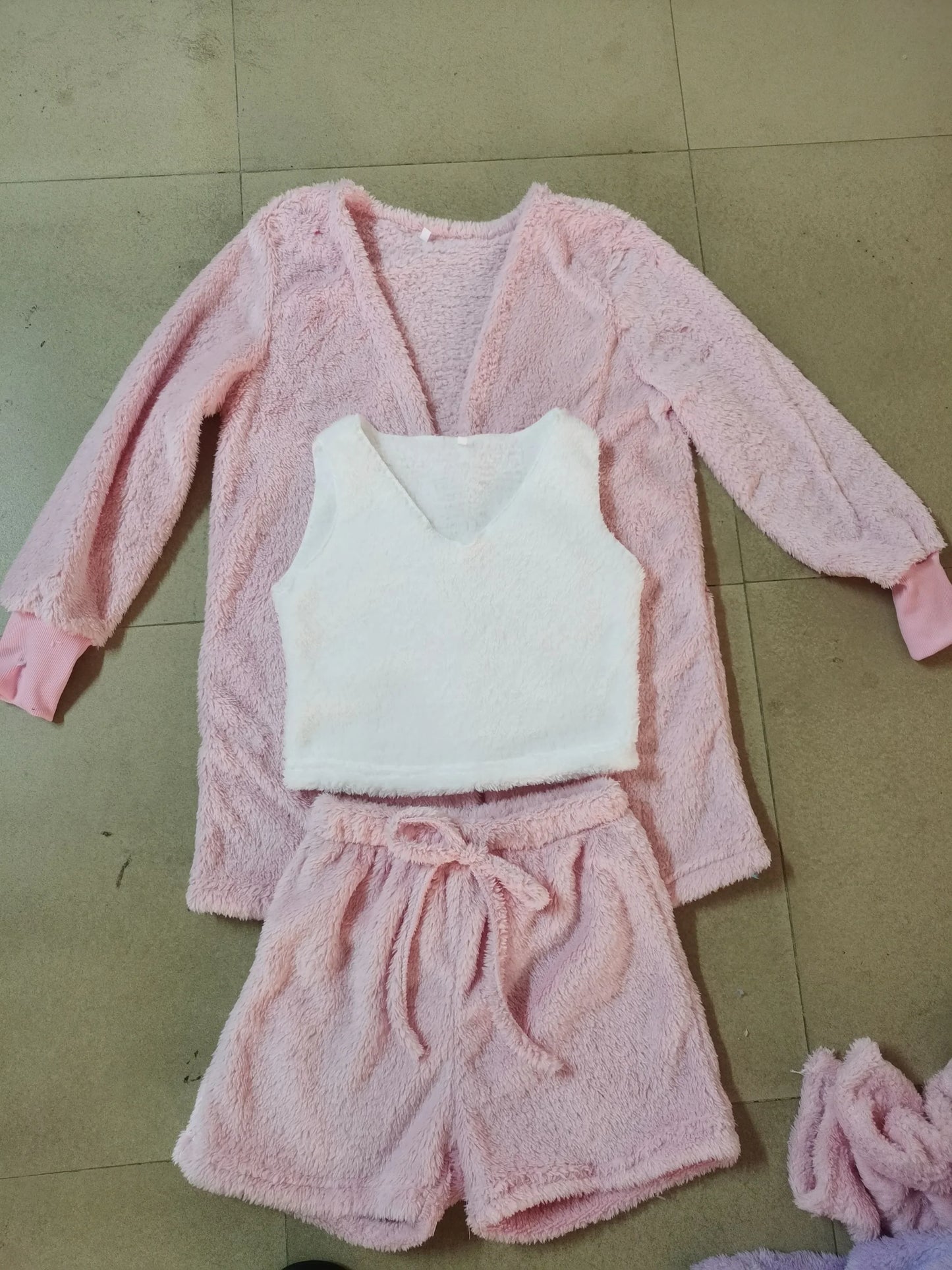 CozyChic 3-Piece Knit Loungewear Set