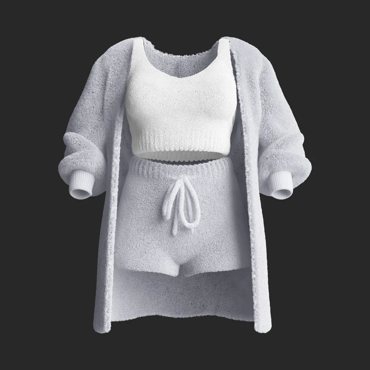 CozyChic 3-Piece Knit Loungewear Set