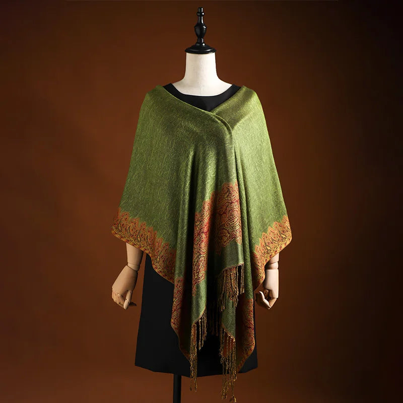 Elegance Paisley Winter Shawl