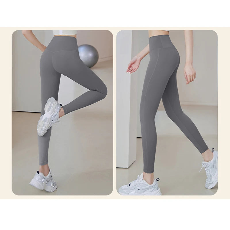 SculptFlex - High-Waist Ribbed Yoga Leggings