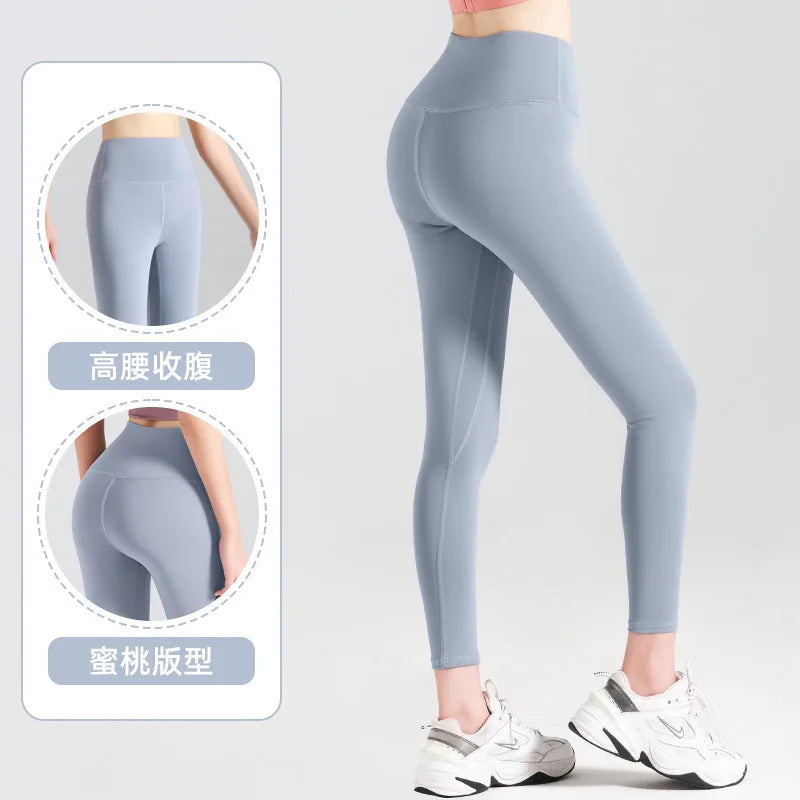 SculptFlex - High-Waist Ribbed Yoga Leggings