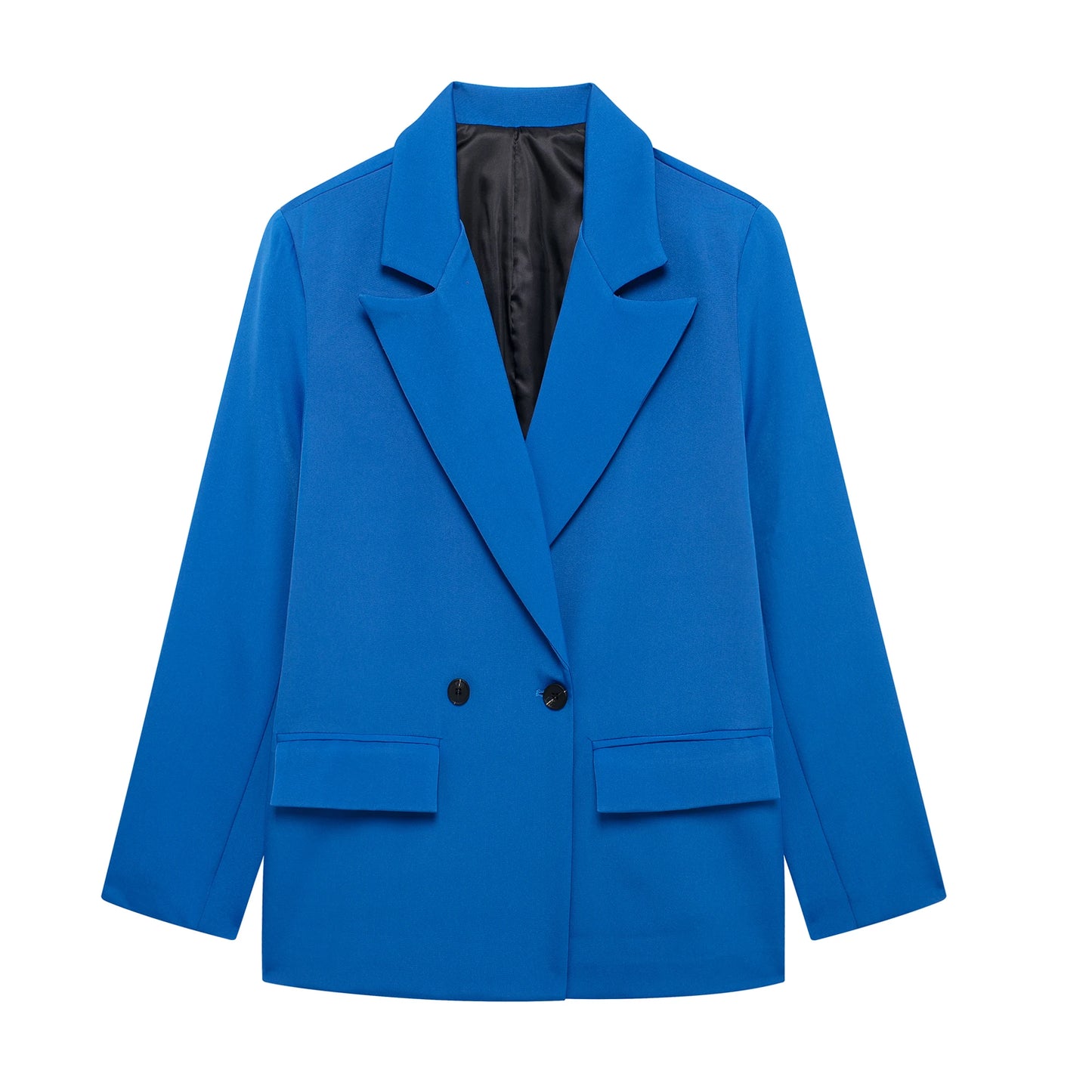SleekForm Double-Breasted Loose Blazer