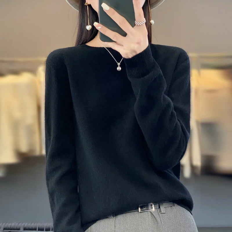 Luxurious 100% Merino Wool Cashmere Sweater